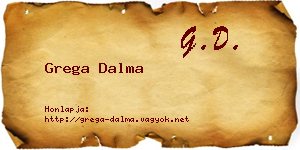 Grega Dalma névjegykártya